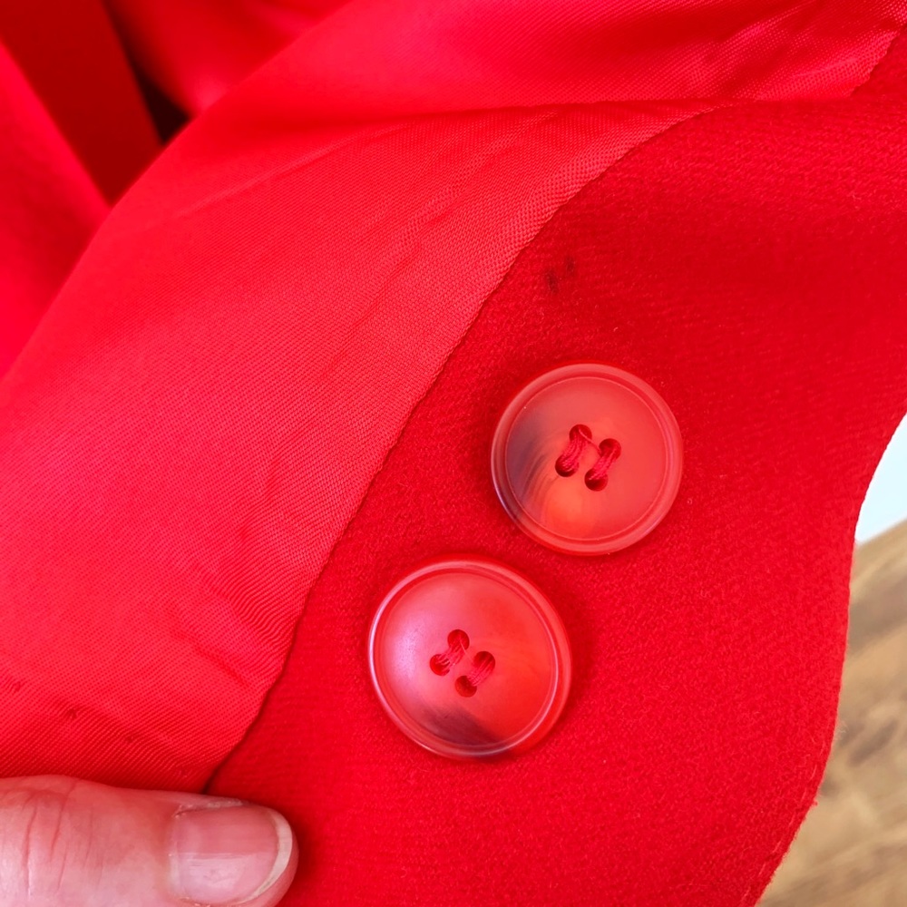 Vintage red Pendleton power pant suit - Picture 8 of 8